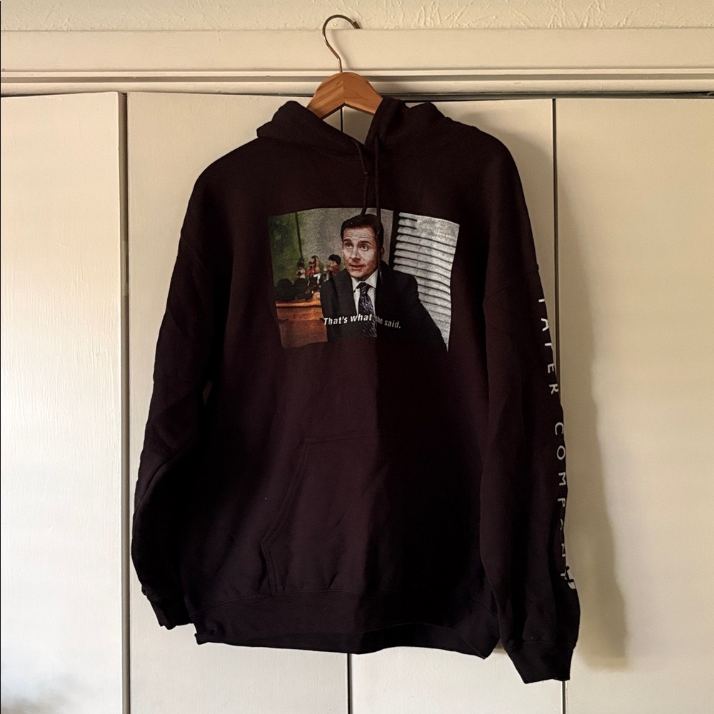 Black Office Hoodie